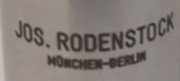 Logo producenta mikroskopów Jos. Rodenstock